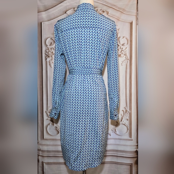 Tory Burch Silk Belted Shirt Dress | Size 2 - Picture 4 of 10